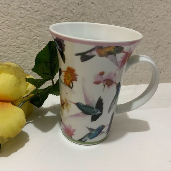 Paul Cardew hummingbirds Mug Coffee/Tea Cup Designed in England G11 - Picture 1 of 7